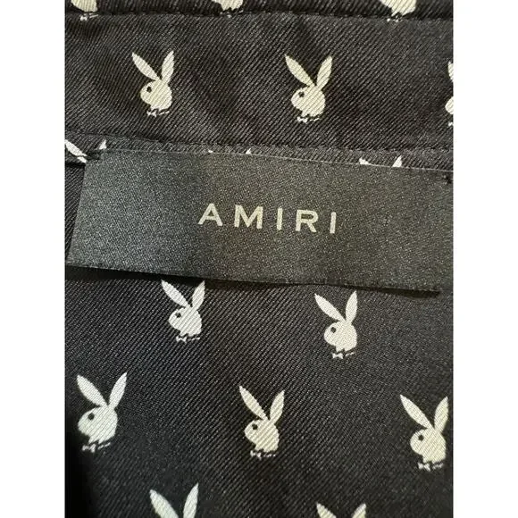 RARE Amiri x Playboy Silk Print Shirt - Picture 10 of 14